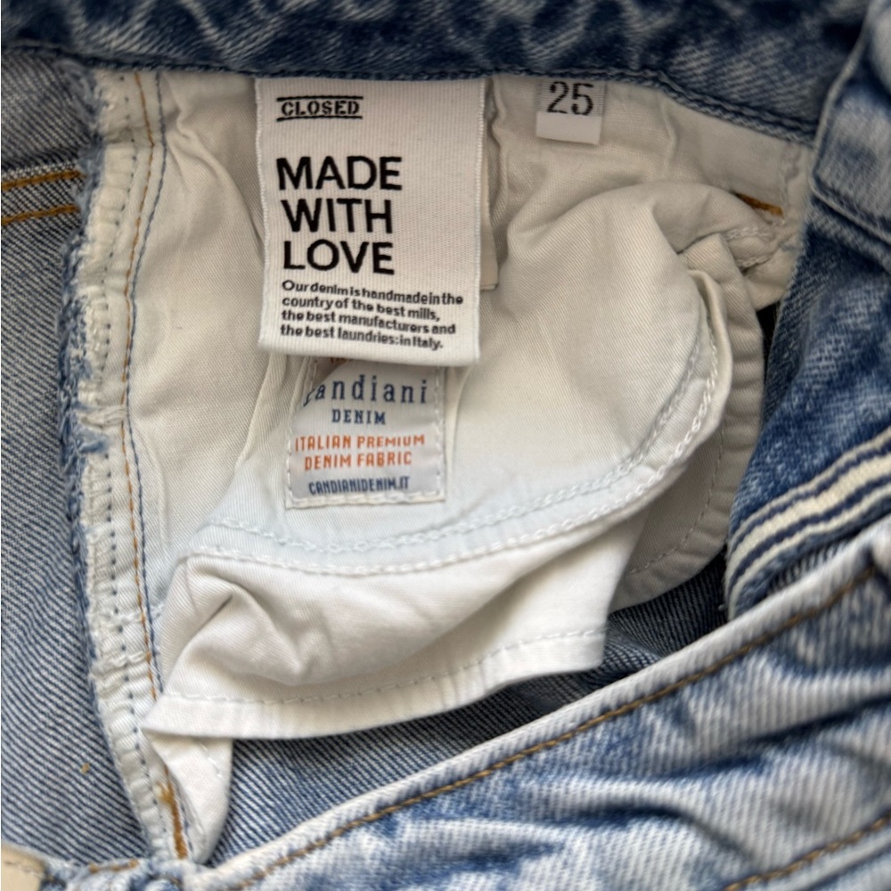 Revolve CLOSED Milan Italy Light Blue Denim Jeans - Picture 8 of 10